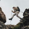 Палка треккинговая NATUREHIKE ST03 7075 AL NH17D017-D с 3 узлами серый 6975641885153